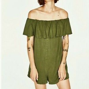 Zara the “Off the Shoulder Playsuit”